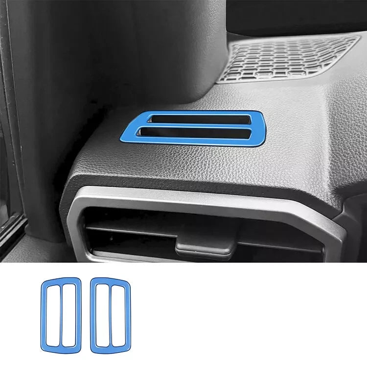 15x ABS Blue Interior Accessories Cover Trim for Toyota Tacoma (2024–2025)
