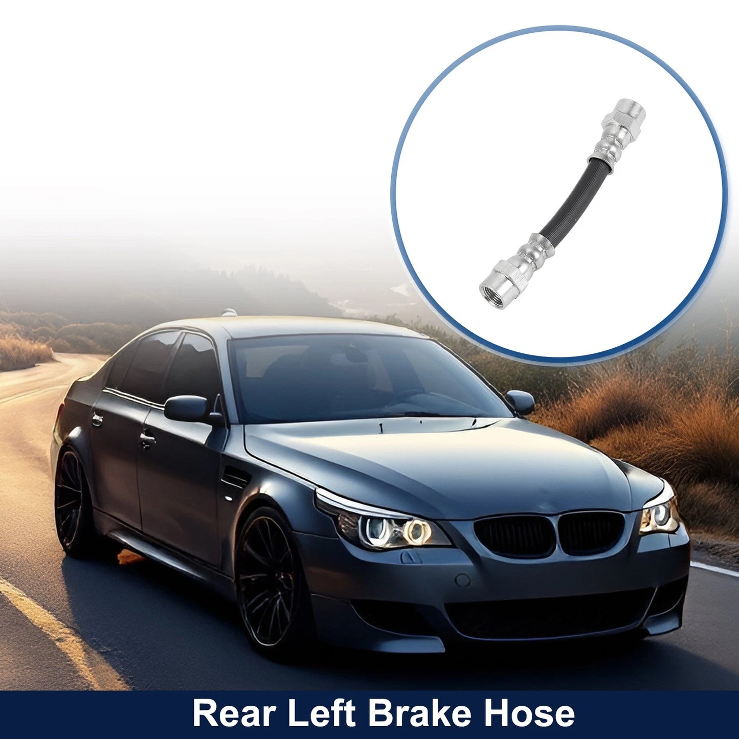 Rear Left Brake Hose for BMW 5 E39 520i (2000-2003)