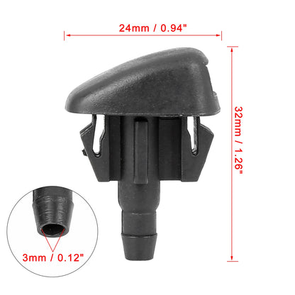 Windshield Wiper Washer Nozzle Jets for Mazda 3 6 CX-5 (2004-2023)