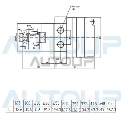 Wheel Motor for Hydro Gear HGM-15E-3051 Exmark Bad Boy