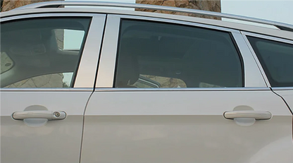 8 x Chrome Pillar Posts Door Cover Trim for Ford Escape Kuga (2013–2019)