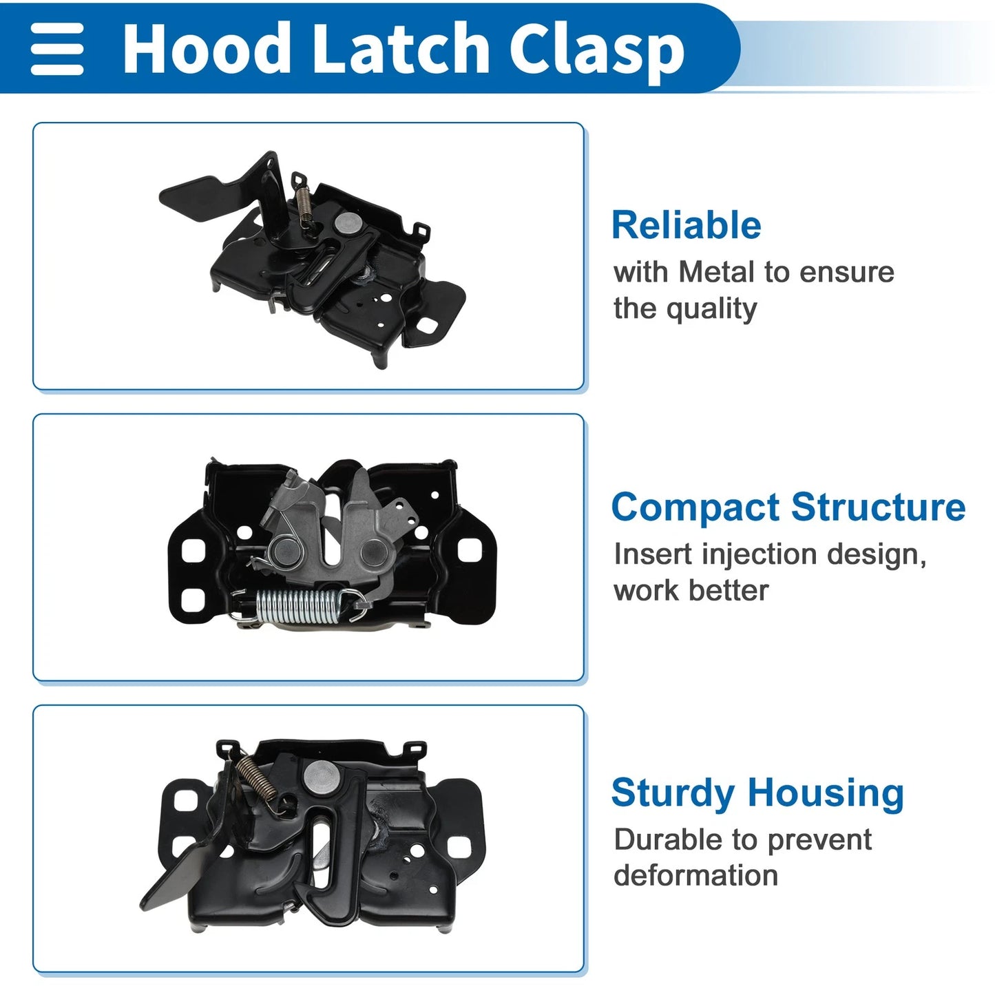 Hood Latch Assembly for Jeep Compass (2007-2010) 1 Pcs