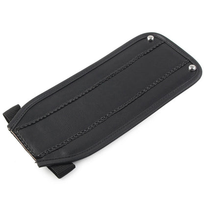 Black PU Leather Gas Tank Panel Bib for Harley Electra Glide FLH