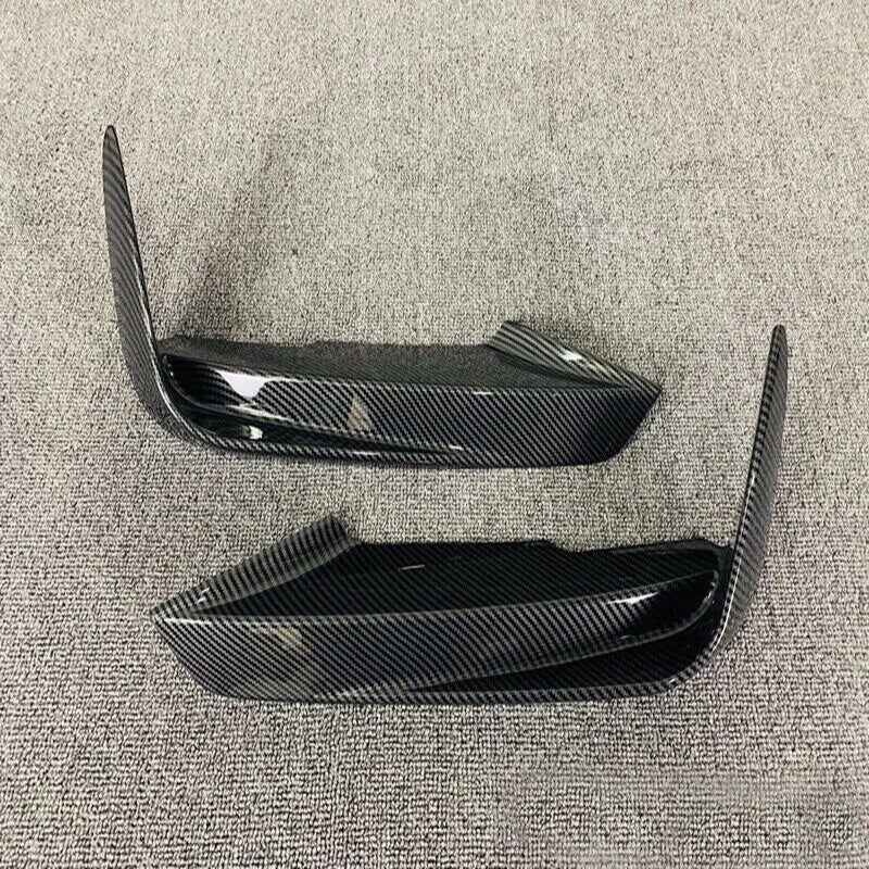 Carbon Fiber Front Bumper Spoiler Fog Light Covers for BMW 3 Series (2013-2018)