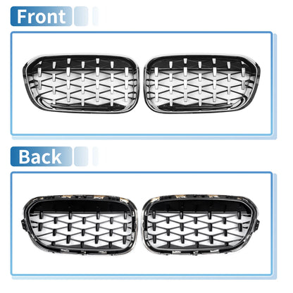 Front Upper Bumper Grille for BMW 1 Series F20 (2015-2018) Diamond Star