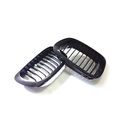 Carbon Fiber Front Grille Grill for BMW E46 3 Series Pre-LCI 99-01/M3 01-06