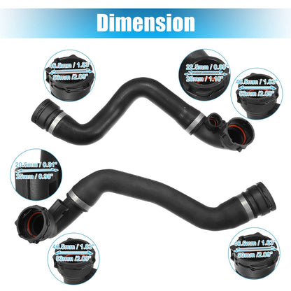 Upper and Lower Radiator Coolant Water Hose Set for BMW X5 (2000-2006)
