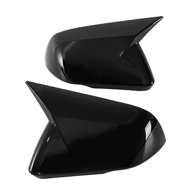 Gloss Black Rearview Mirror Covers for 2015-2022 Ford Mustang (2015-2022)