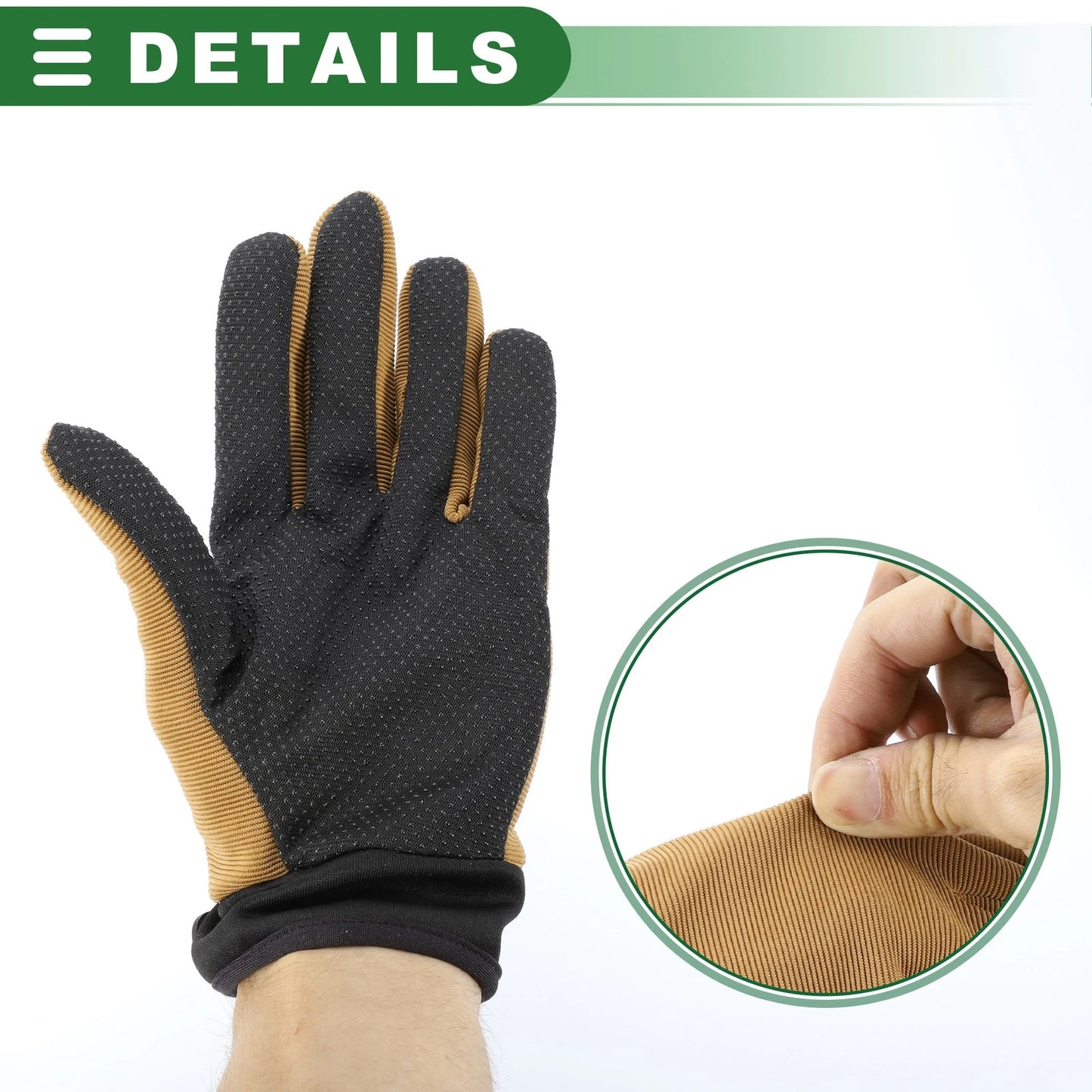 1 Pair Cloth Riding Gloves Liners for Motorcycle