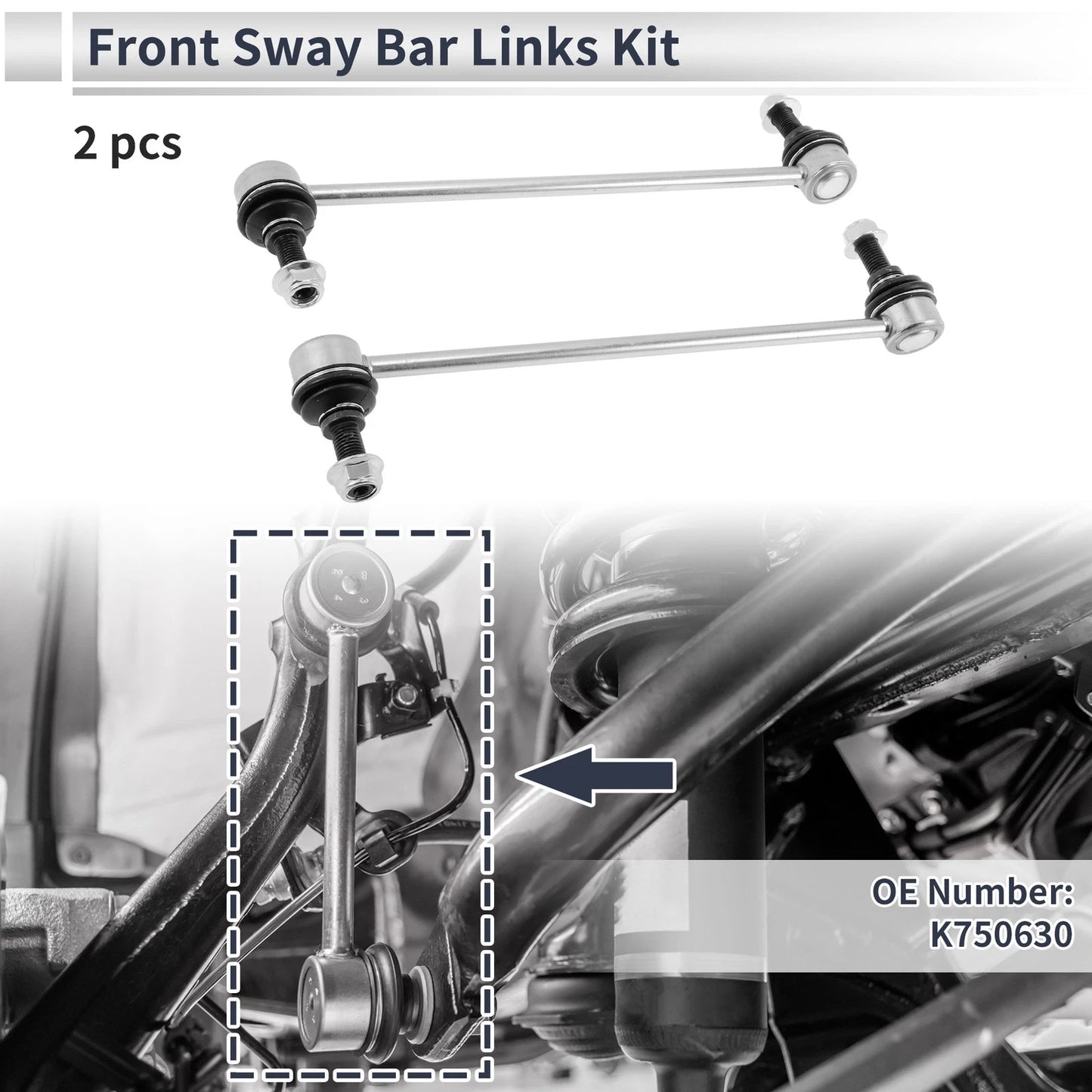 Front Stabilizer Bar Links for CHEVROLET SONIC (2012-2020)