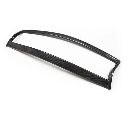 Real CARBON FIBER FRONT GRILL OUTLINE TRIM COVER FOR 2014-2017 INFINITI Q50