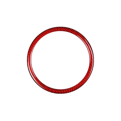 Dry Carbon Fiber Steering Wheel Center Trim Ring for Fiat 500 2012-2019
