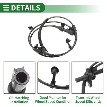 ABS Wheel Speed Sensor for Ford Edge V6 L4 3.7L (2007-2014)