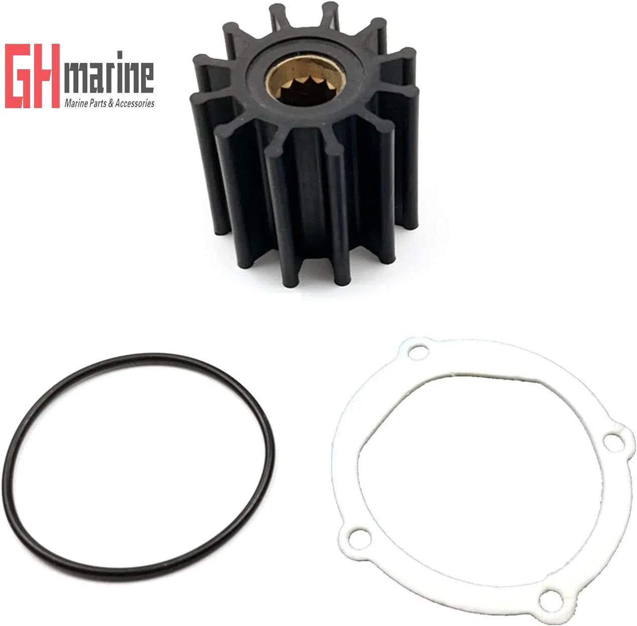 Flexible Water Pump Impeller Kit for Yanmar 6LPA-STP (117)