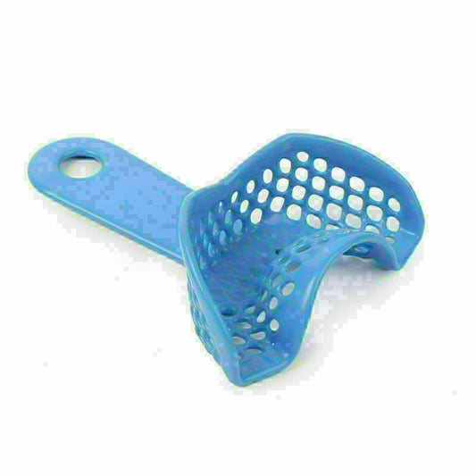 10PCS Autoclavable Plastic-Steel Impression Trays for Dental Use