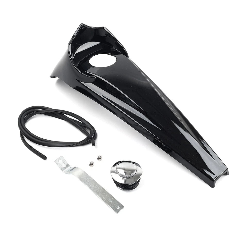 Stretched Dash Panel & Gas Tank Cap for Harley Electra Glide Ultra (2014-2023)