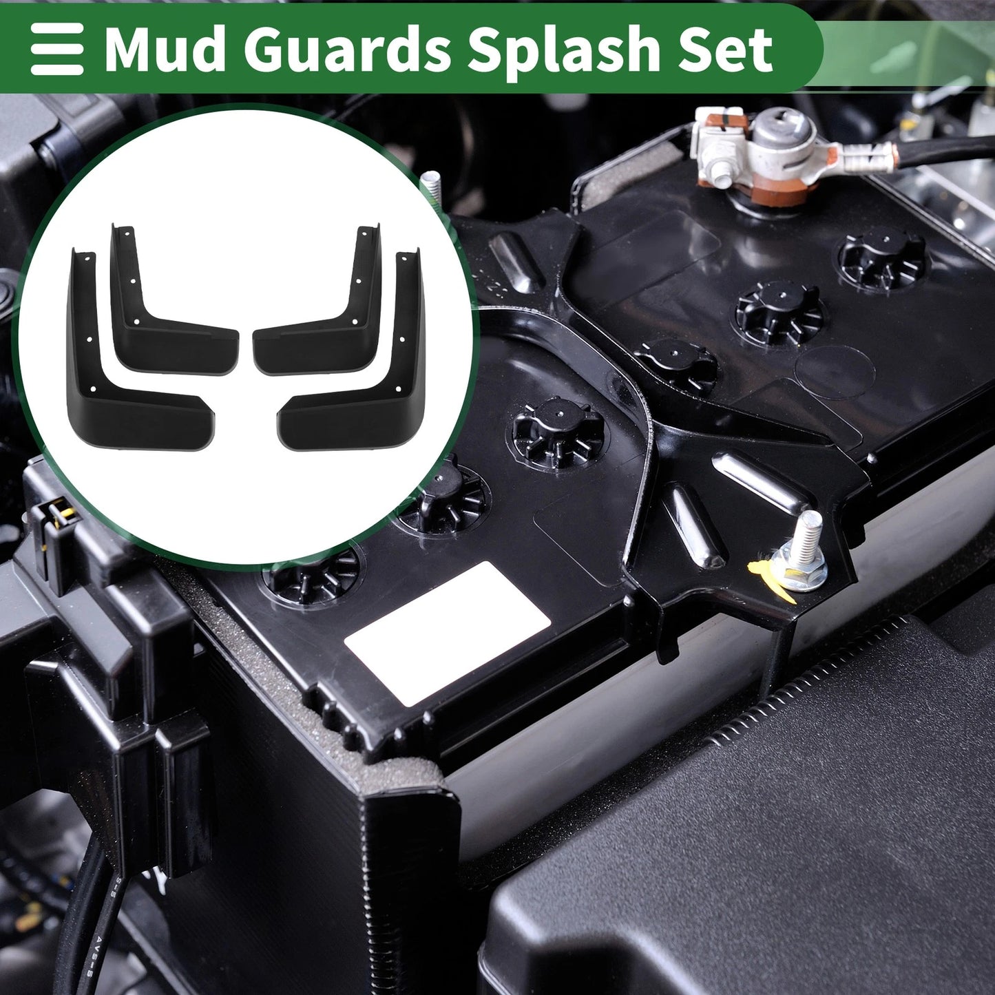 Mud Flaps Splash Guards for Hyundai IX25 (2020-2021) with Mount Accessories