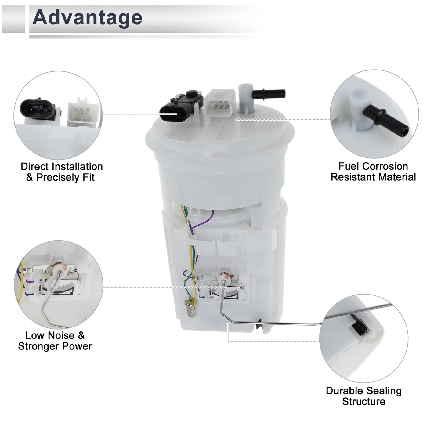 Fuel Pump Assembly 1.6L L4 for Chevrolet Aveo (2006-2008)