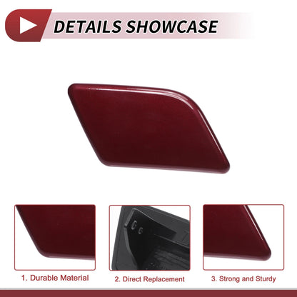 Washer Nozzle Cover Cap for BMW X1 (2016-2023) - Front Left Right, Wine Red