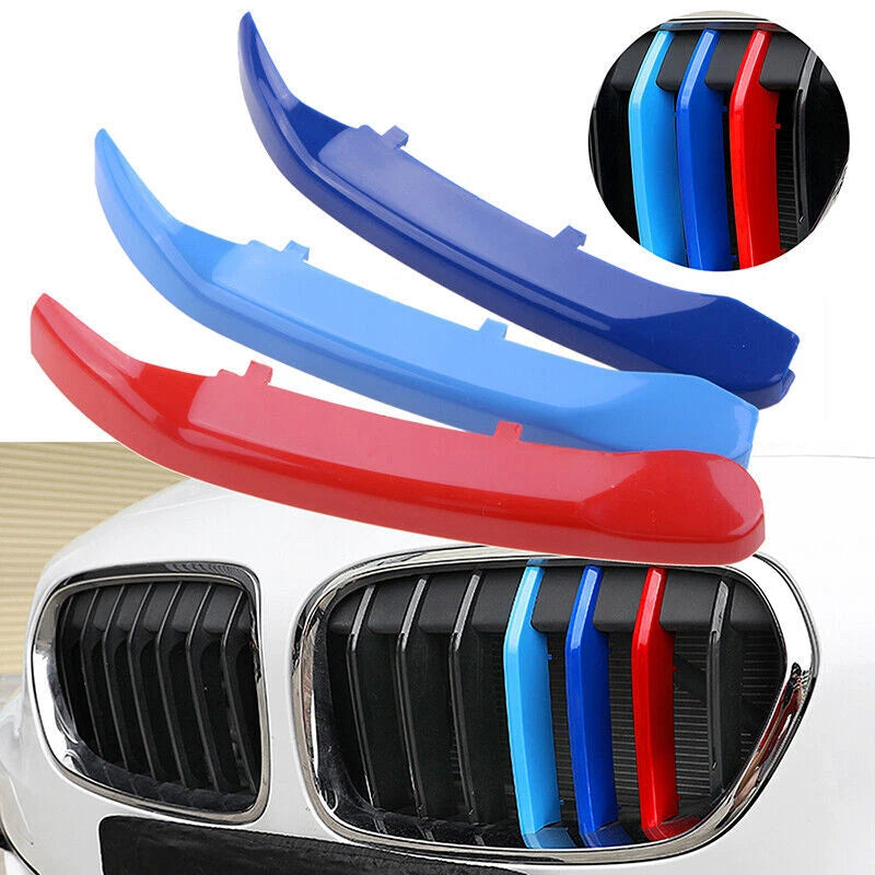 M-color Kidney Grille Cover Clips Stripe for BMW X1 F48 (2015-2018)