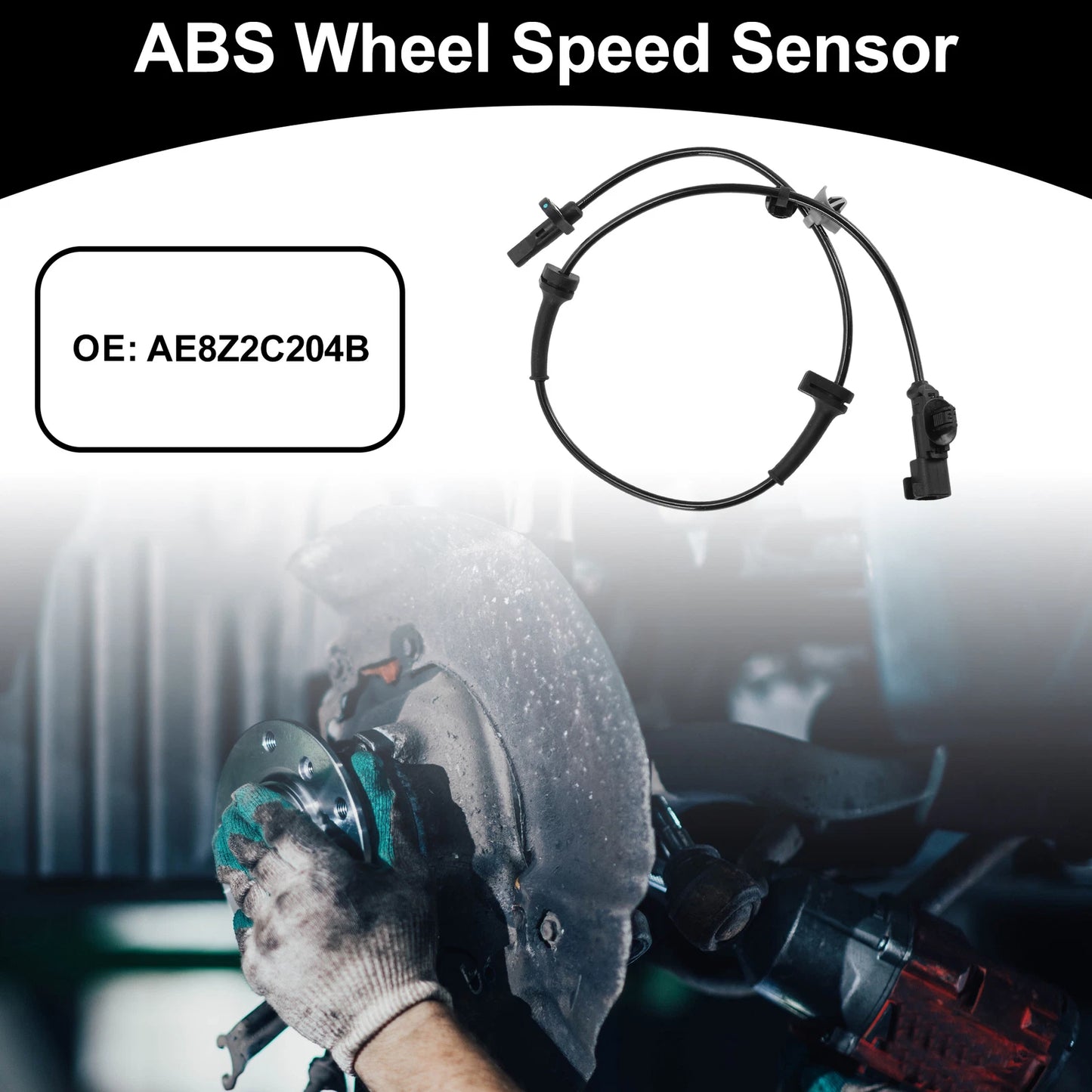 Front Left ABS Wheel Speed Sensor for Ford Fiesta (2014-2019)