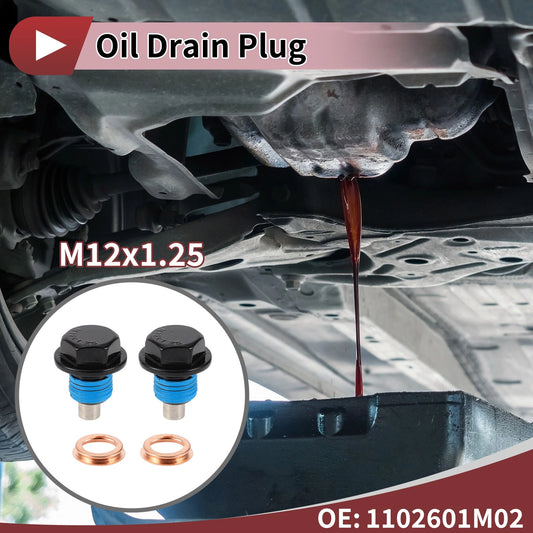 1 Set Oil Drain Plug for Nissan Infiniti Blue Black