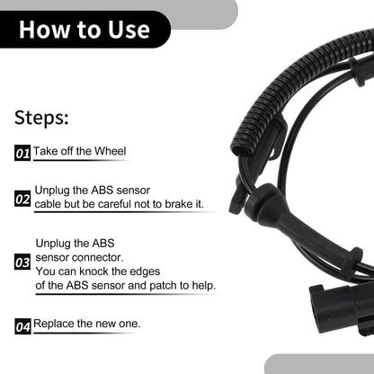 ABS Sensor Front Left/Right for Dodge Durango (2016-2022)