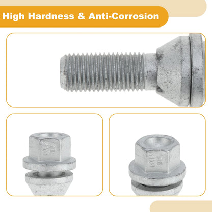 M14x1.5 Wheel Lug Studs for Volvo S60 (2001-2020) - 5 Pcs