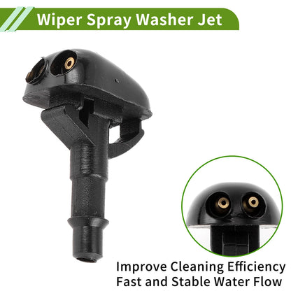 Windshield Washer Nozzle & Hose Connector for Mitsubishi (2003-2006)