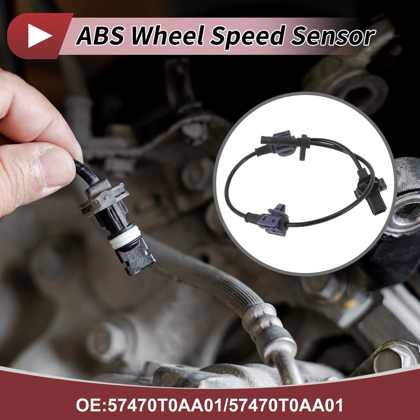 ABS Wheel Speed Sensor for Honda CR-V (2012) Rear Right