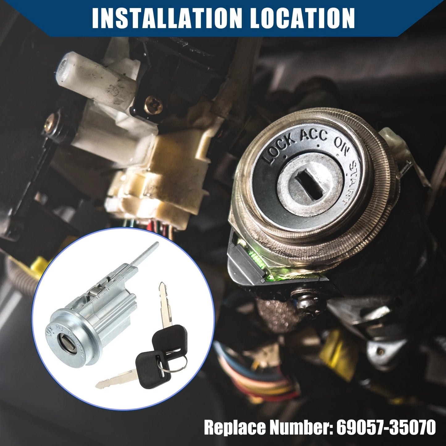 Ignition Lock Cylinder for Toyota 4Runner (1996-2002)