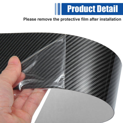 Gloss Carbon Pattern Car Door Window Pillar Post Cover Trim for BMW X5 (2007-2014)