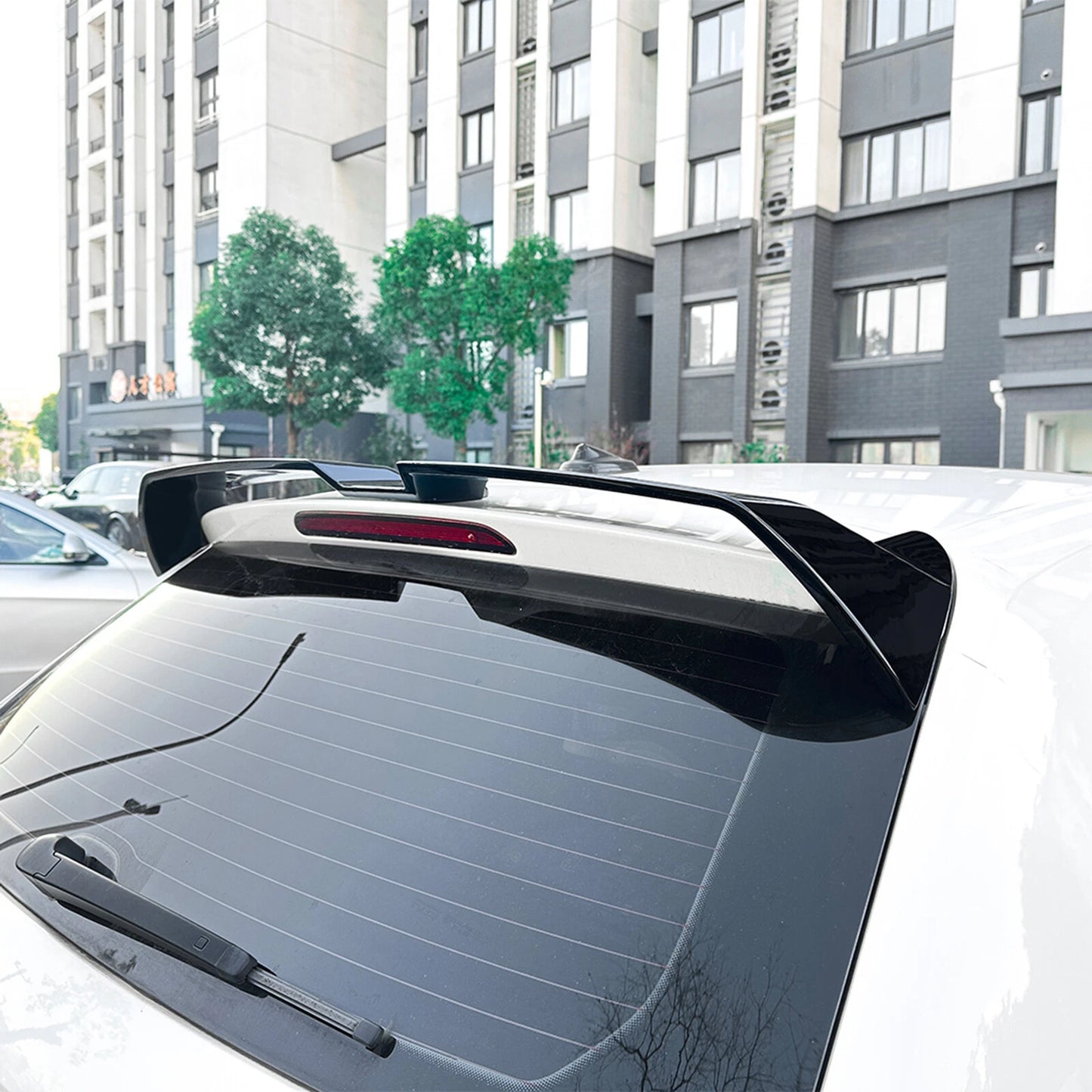 Gloss Black Rear Boot Spoiler Lip for VW Polo MK6 (2019-2025)