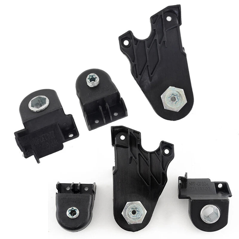 Headlight Bracket Repair Kit 6 x ABS for Mercedes Benz C-Class W205 (2019-2021)