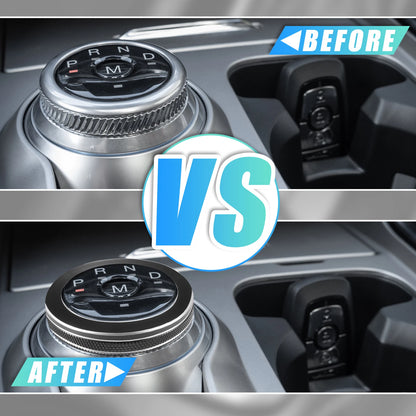 Aluminum Alloy PRND Switch Knob Cover for Ford Explorer (2020-2022)