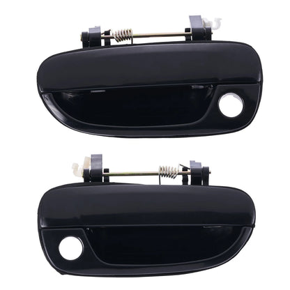 Outer Door Handle Set of 2 for Hyundai Accent LC (2000-2006) Black