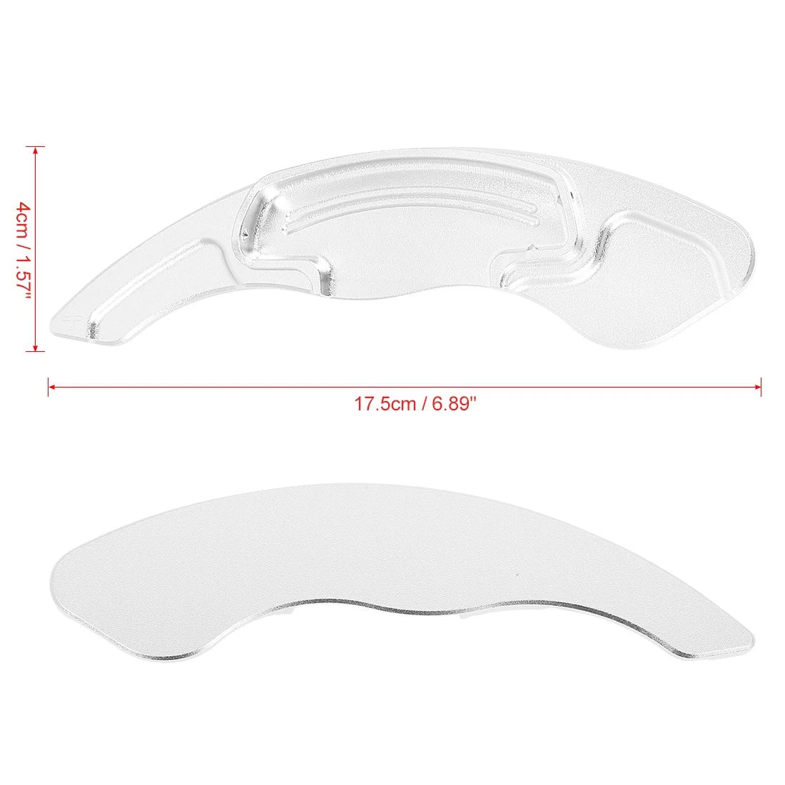 Aluminum Alloy Silver Tone Steering Wheel Shift Paddle for Honda Civic