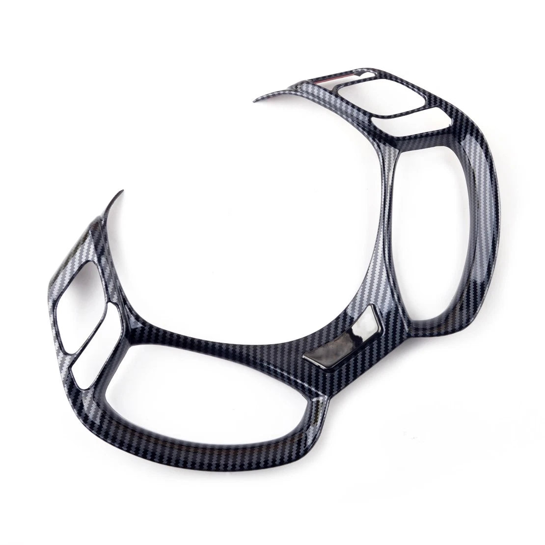 Carbon Fiber Steering Wheel Cover Bezel for Toyota C-HR (2017-2023)