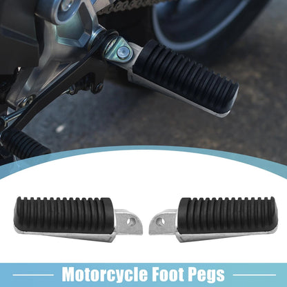 Rearsets / 1 Pair 8mm / Rear Set Footrest Footpeg Black for Motorcycle