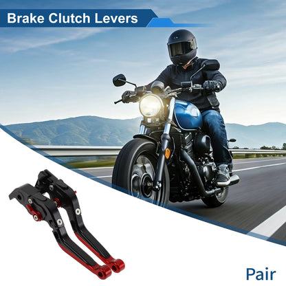 2x Short/Long Brake Clutch Levers for YAMAHA YZF-R1 (2004–2008)