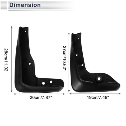 Mud Flaps Splash Guards 1 Set for Subaru Legacy (2015-2023)