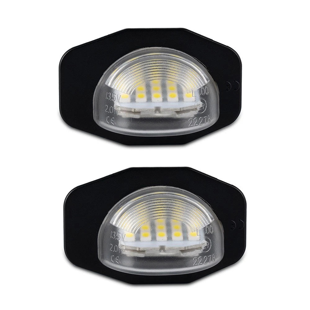 2x 6000K 18-SMD LED White License Plate Light for Toyota Corolla (2009–2013)