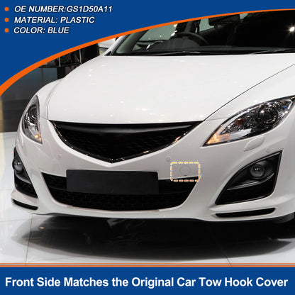 Front Right Tow Hook Cover for Mazda 6 (2008-2012) - Blue