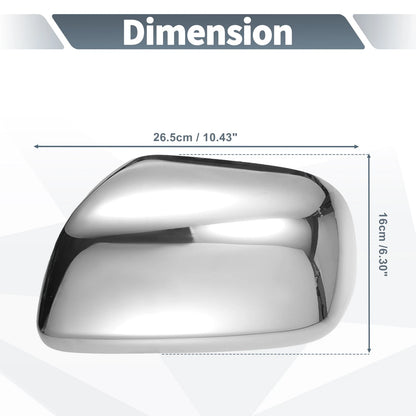 Rearview Mirror Cover Cap Chrome Plated for Toyota Hilux Vigo (2005-2011)