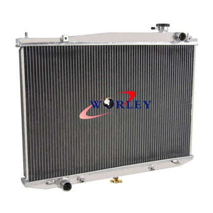 3 Row Aluminum Radiator for Nissan Navara D22 1997-2001 3.2L Diesel