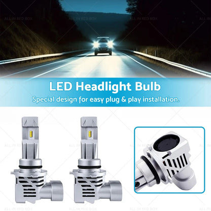 9006 HB4/9012 HIR2 LED Headlight Bulbs 6000K for Car