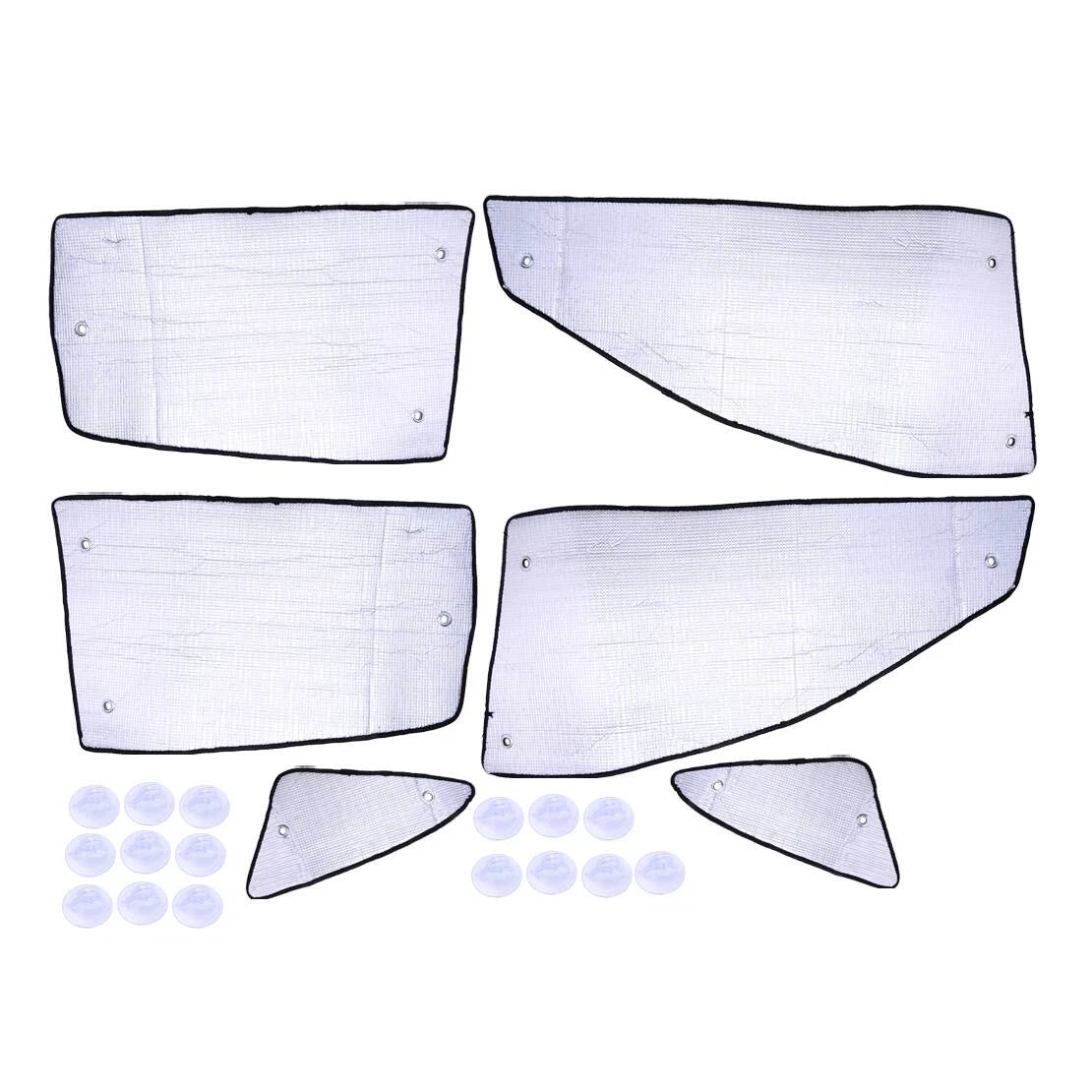 6 x Side Window Silver Privacy Sunshade Covers for Honda CR-V (2007-2011)