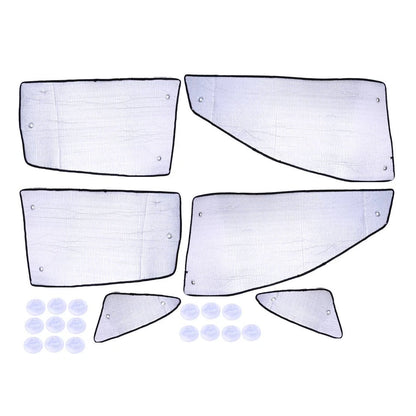 6 x Side Window Silver Privacy Sunshade Covers for Honda CR-V (2007-2011)