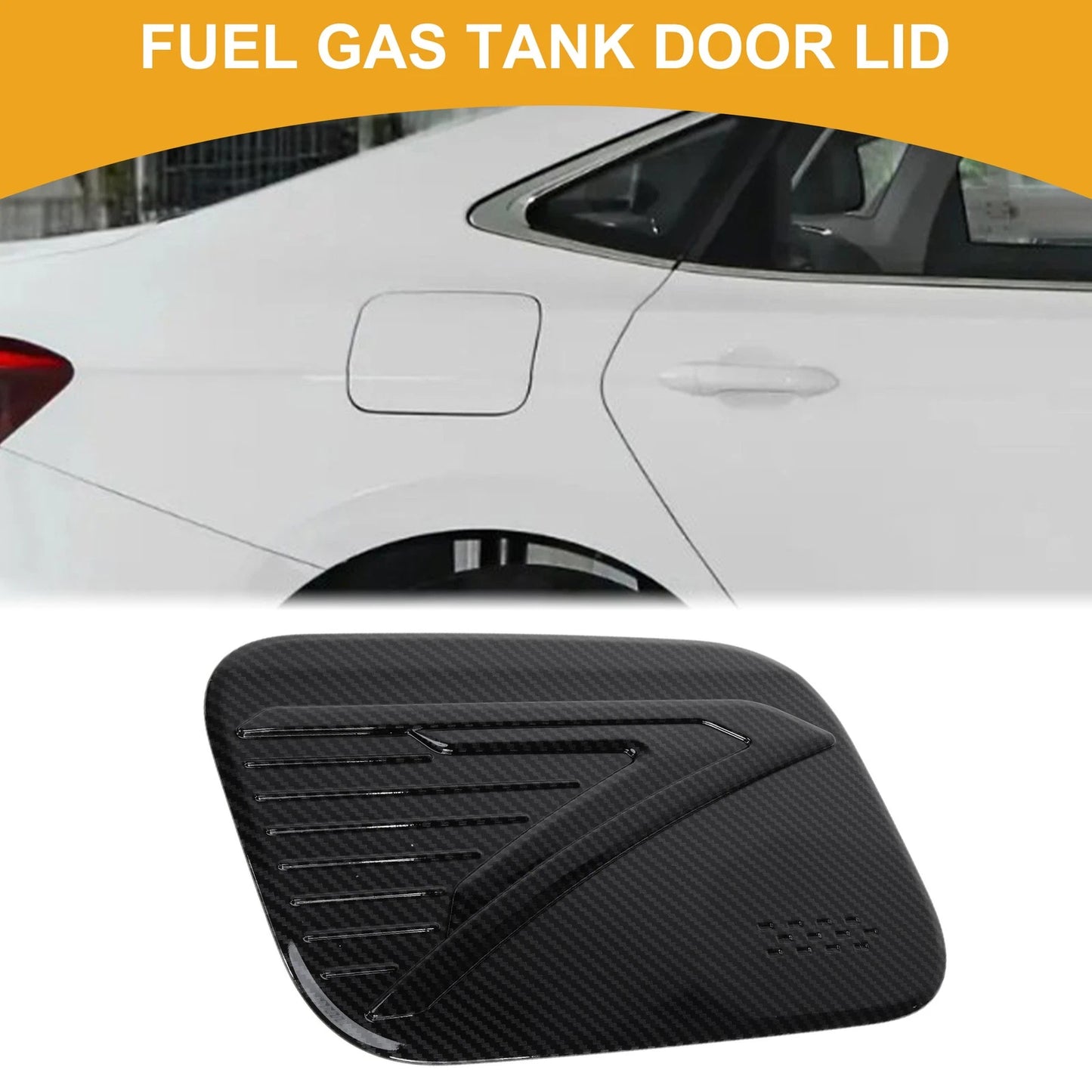 Fuel Tank Door Cap for BMW X1 2023-2025 Carbon Fiber Gas Tank Flap