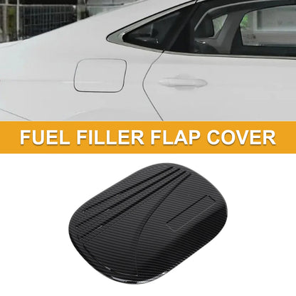 Fuel Tank Door Cap for Hyundai Tucson 2019-2020 Carbon Fiber Black